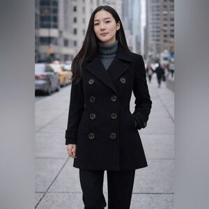 Bailey 44 Elegant Black Women's Pea Coat